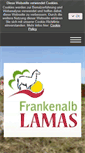 Mobile Screenshot of frankenalb-lamas.de